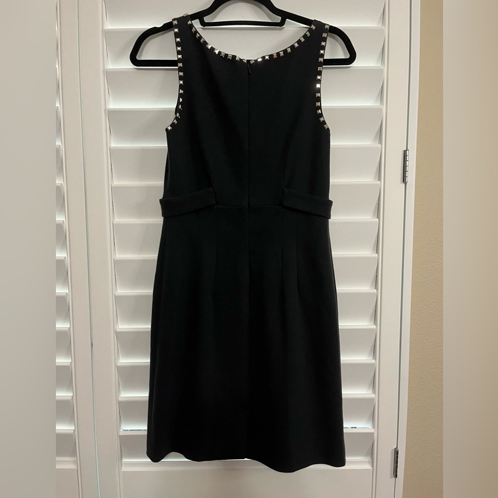 Rebecca Taylor Studded Beads Black Dress - Picture 2 of 4